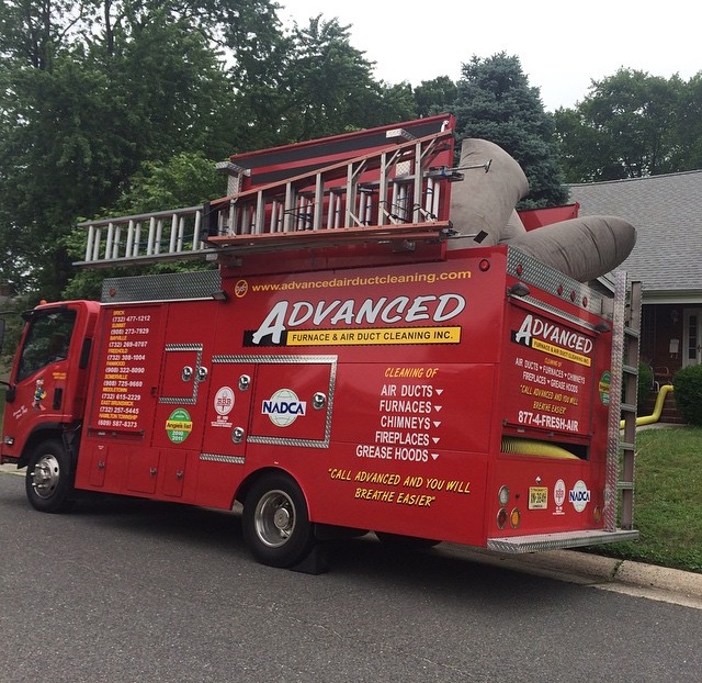 truck Advanced Furnace Air Duct Cleaning NJ