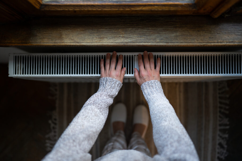 What is that burning smell when I turn on my heat?