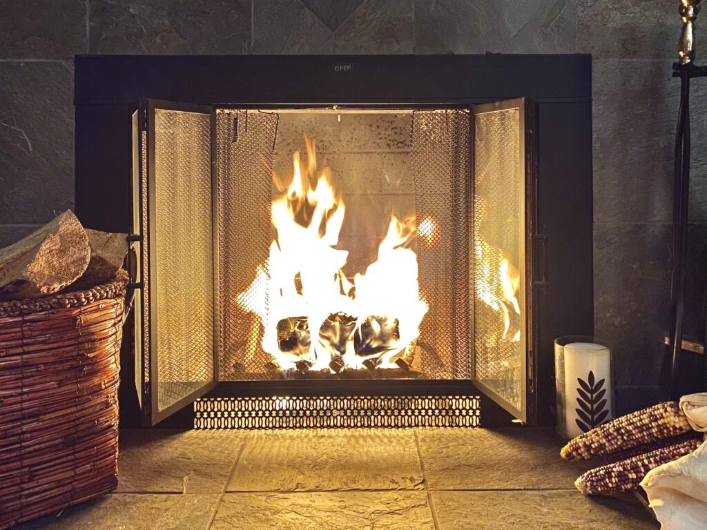 fireplace odor